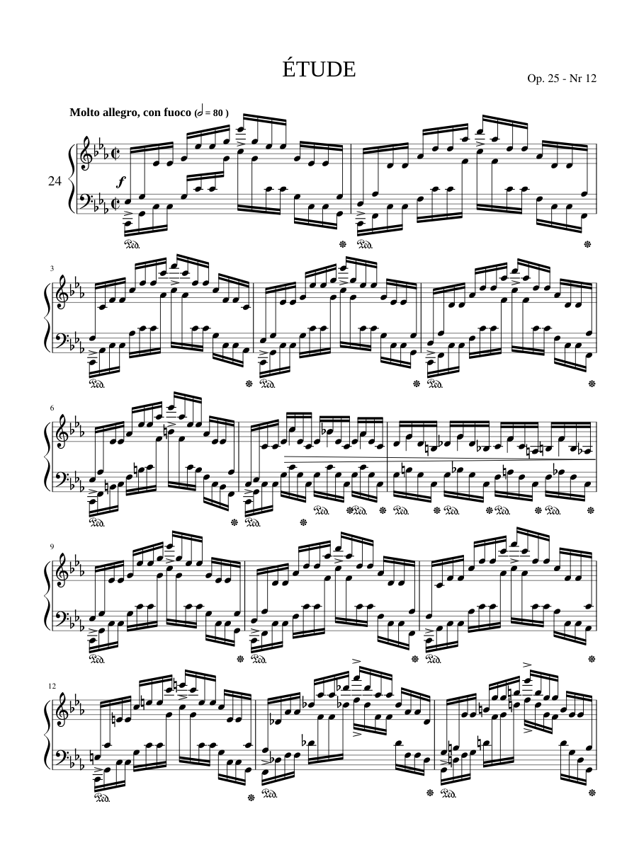 Études Op.25