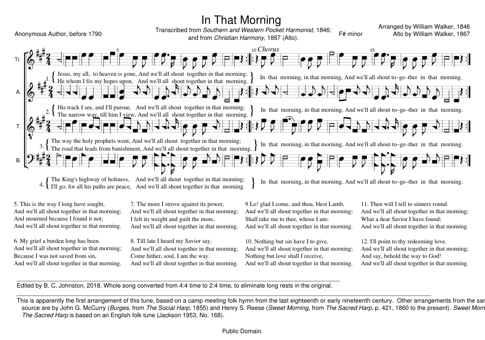 In That Morning - William Walker