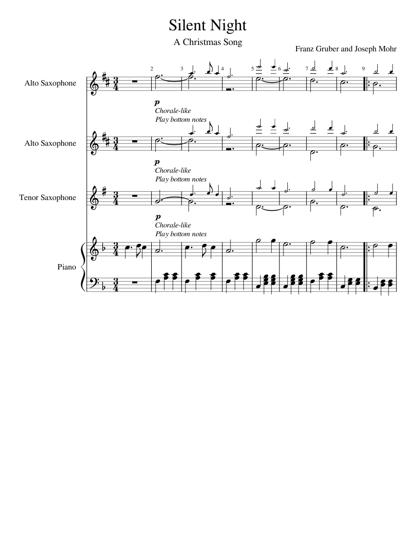 Stille Nacht heilige Nacht H.145