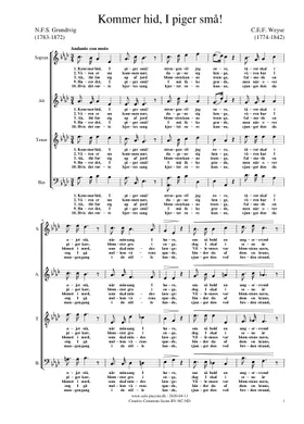 landsby Forbyde trappe Danske sange - Danish songs sheet music | Play, print, and download in PDF  or MIDI sheet music on Musescore.com