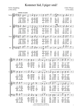 Danske sange - Danish songs sheet music | Play, print, and download PDF or MIDI sheet music on