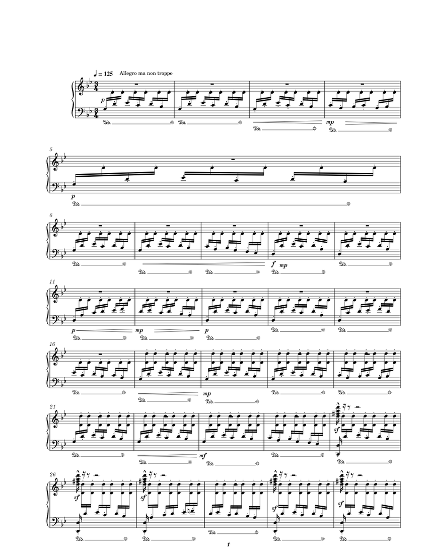 Asturias op. 47, No.5 – Isaac Albéniz Sheet music for Piano (Solo) |  Musescore.com