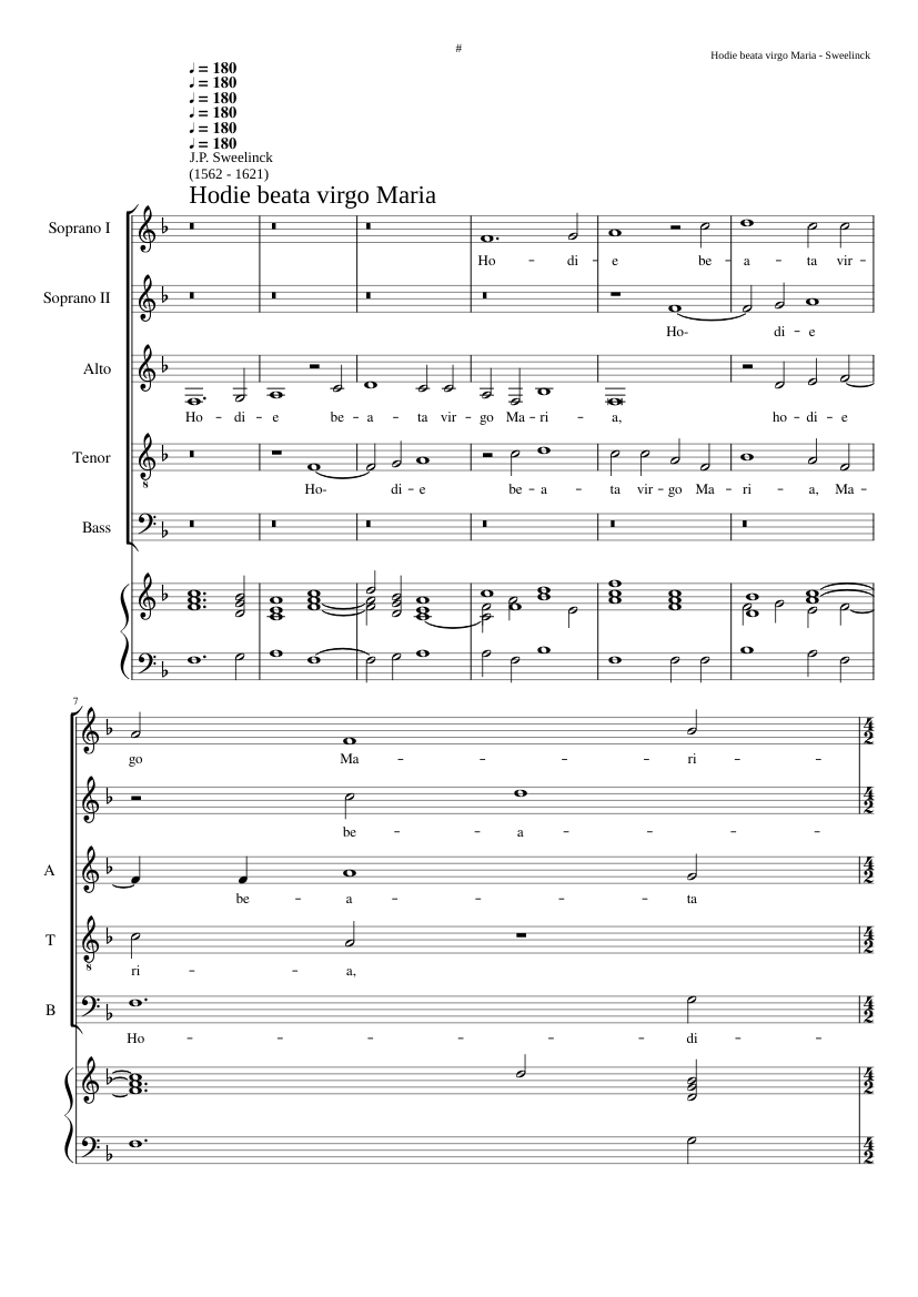 Hodie beata Virgo Maria