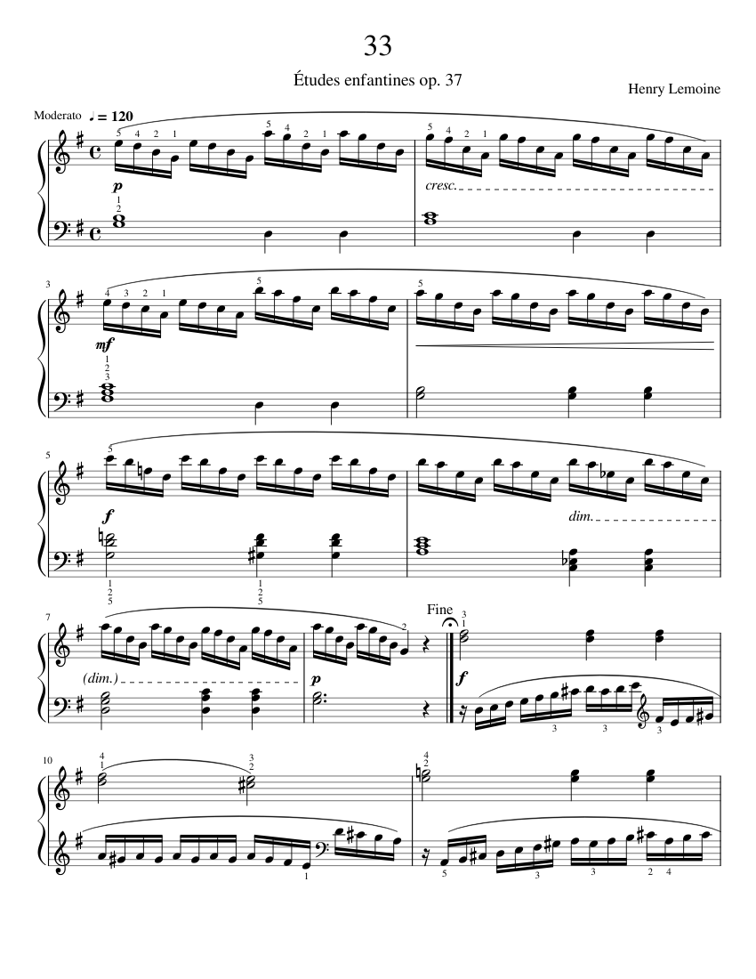 Études enfantines Op.37