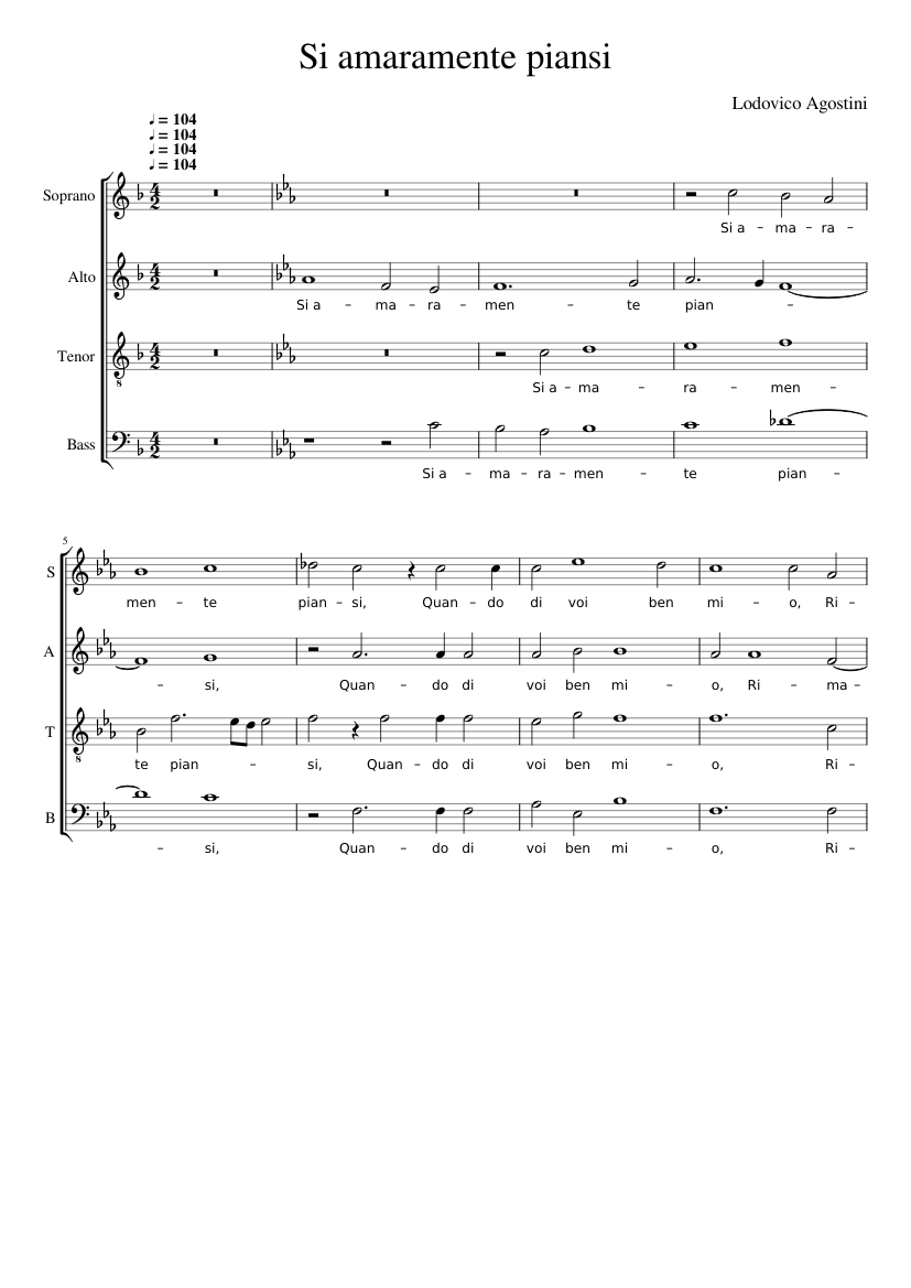 Si amaramente piansi