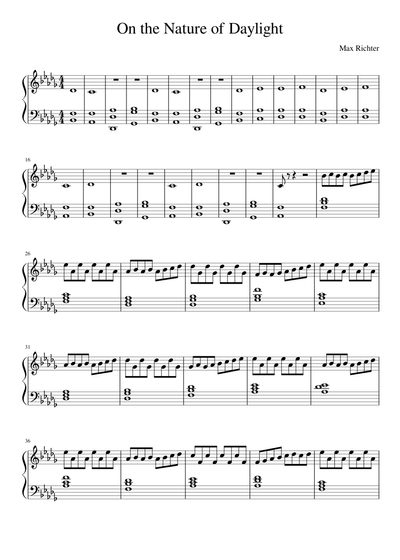 Max Richter Sheet music free download in PDF or MIDI on Musescore.com