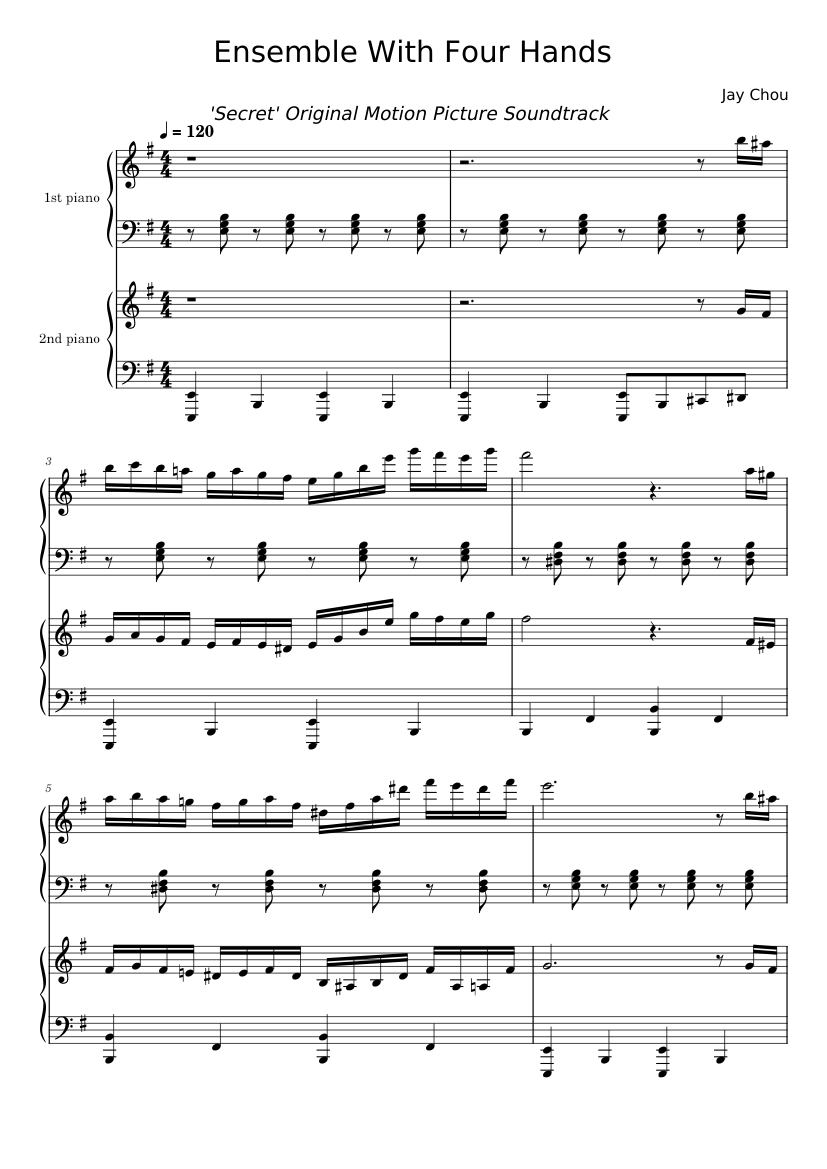 Ensemble with Four Hands of Xianglun & Xiaoyu (æ¹ååéåæèå½)