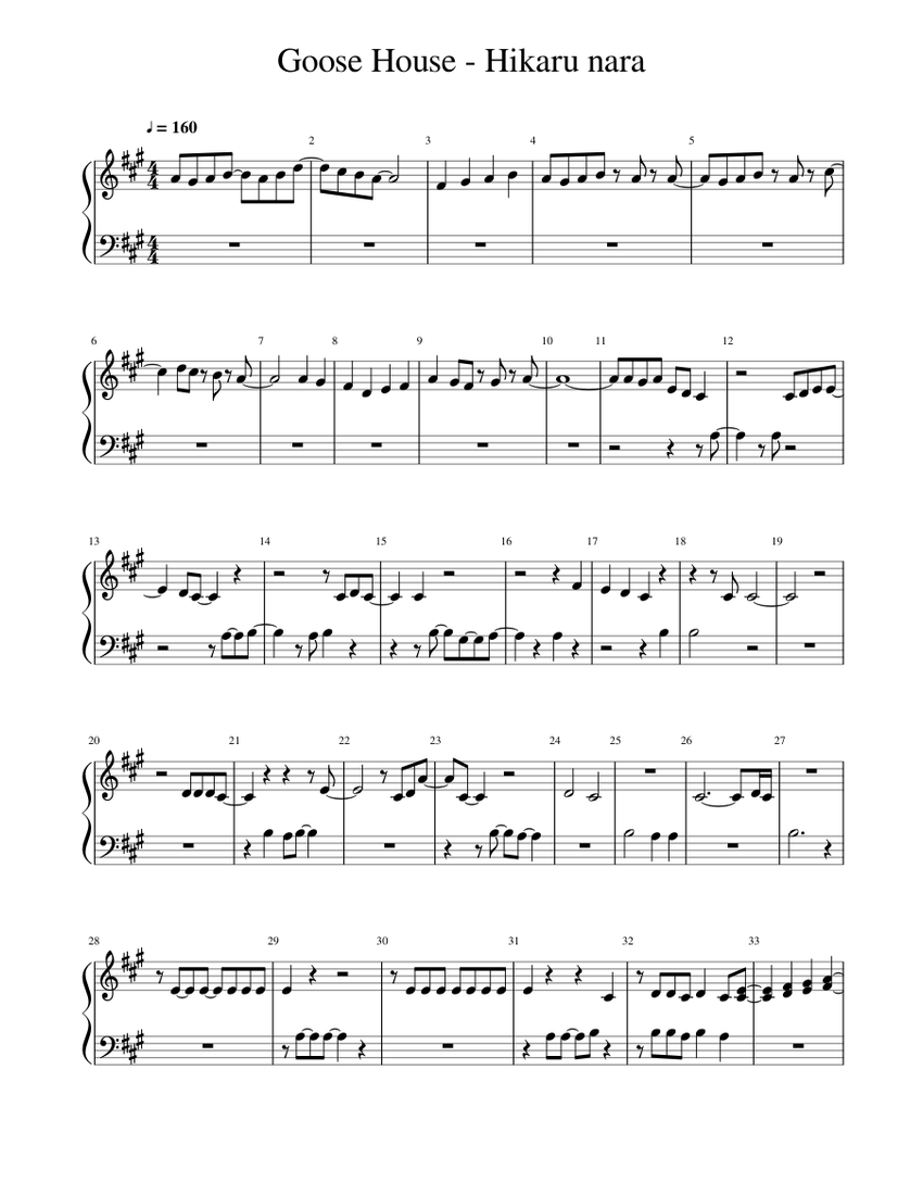 Hikaru Nara Chord, PDF, Song Structure