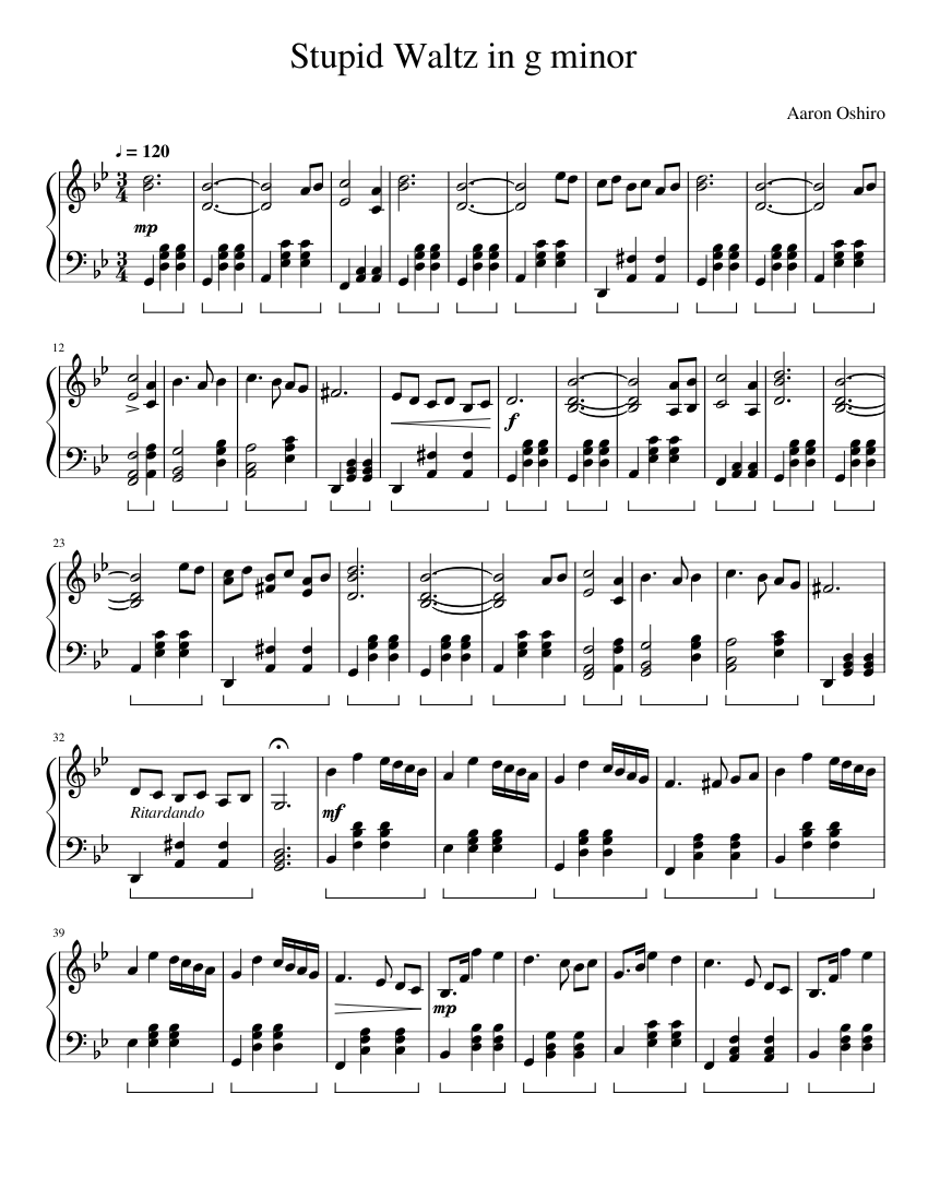 Stupid Waltz in g minor
