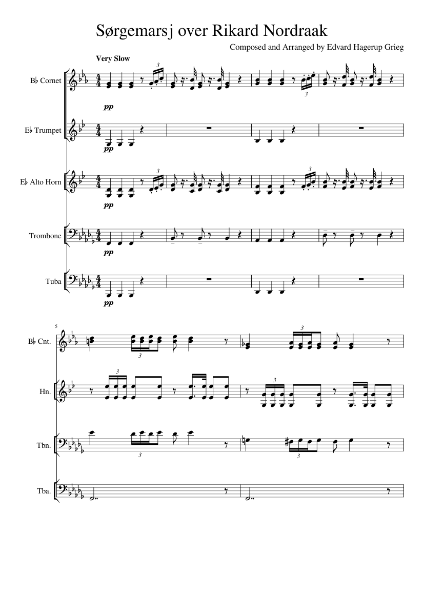 Sørgemarsj over Rikard Nordraak