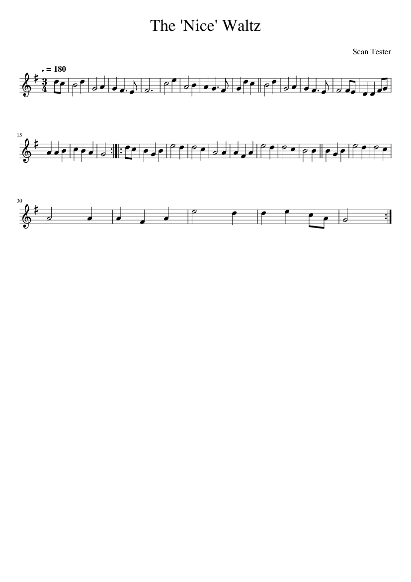 The 'Nice' Waltz