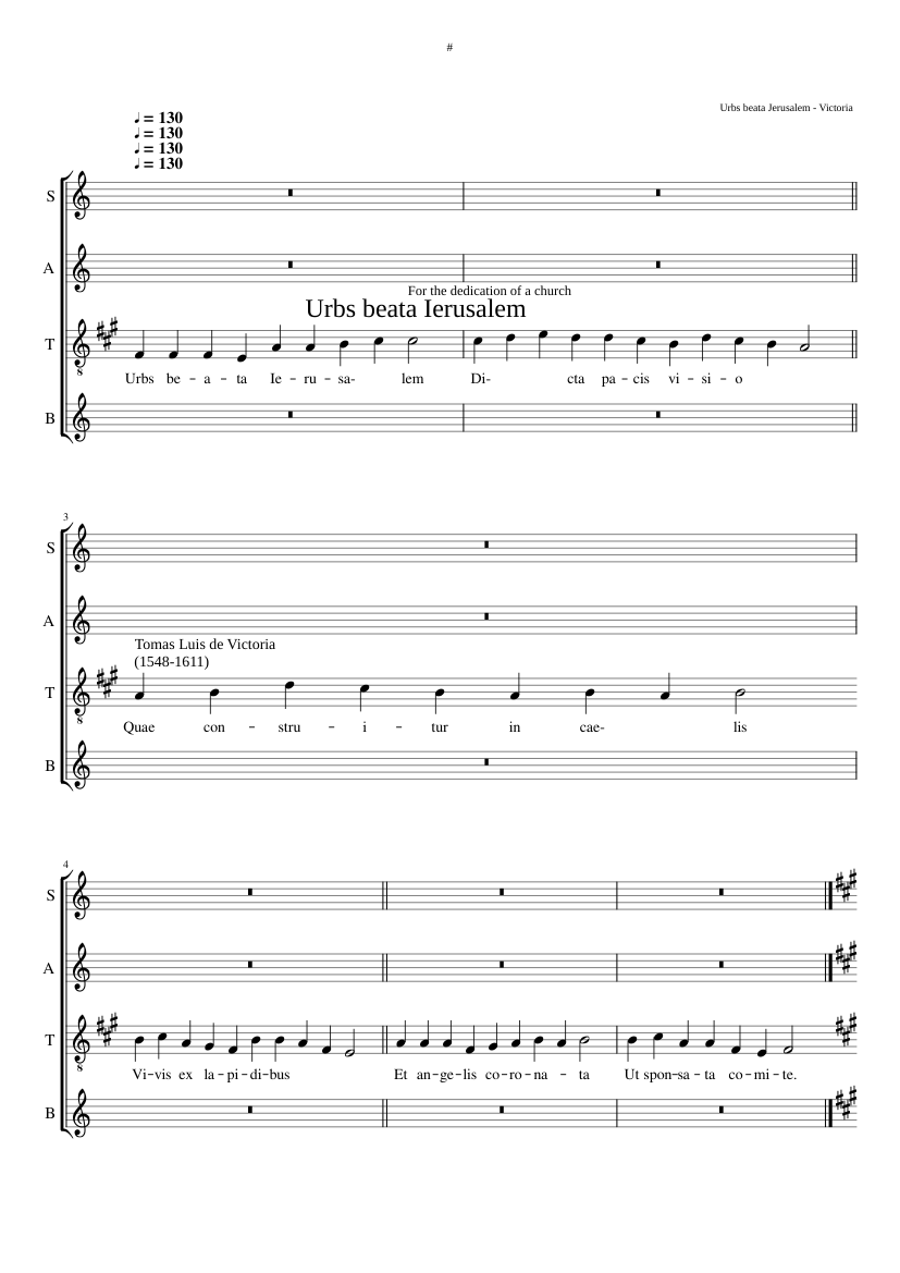 Urbs beata Jerusalem