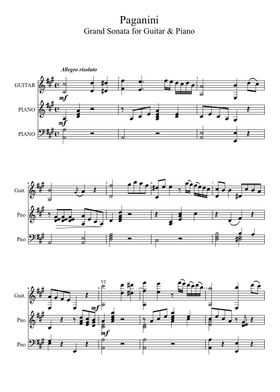 Sonata Per La Grand Viola, Ms 70 Sheet music free download in PDF or MIDI  on Musescore.com