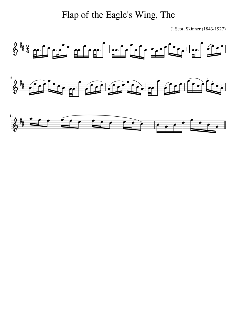 The Flap of the Eagle's Wing