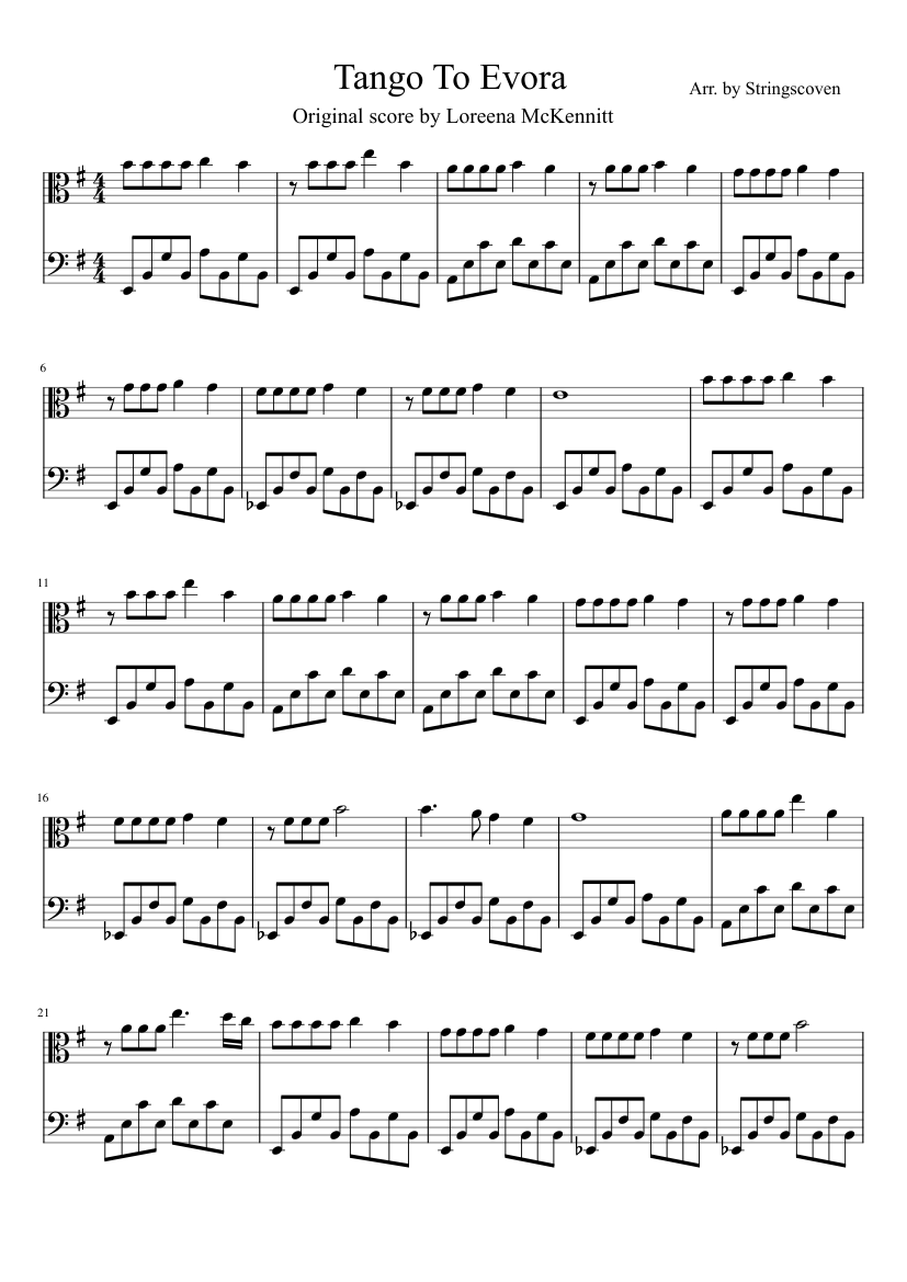 tango to evora