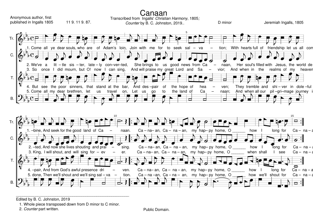 Canaan - Jeremiah Ingalls