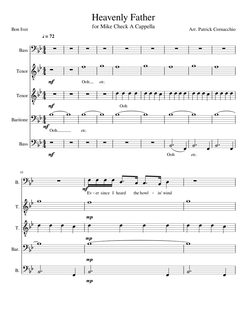 Heavenly Father - piano tutorial