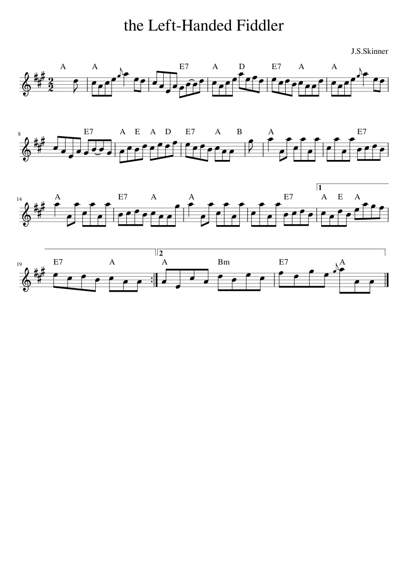The Left-Handed Fiddler