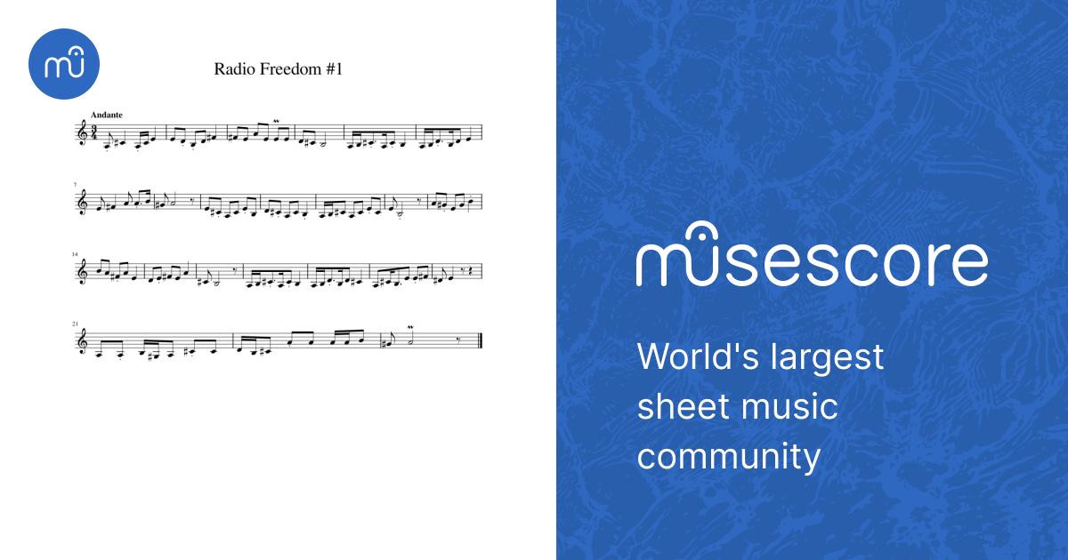 Fallout 4 - Radio Freedom Nº1 Sheet music for Violin (Solo) | Musescore.com
