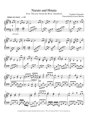 Free hinata vs neji by Toshio Masuda sheet music | Download PDF or print on  Musescore.com