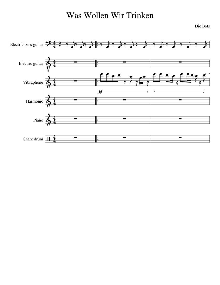 Son ar chistr ноты. ноты was wollen wir trinken для пианино. Was wollen wir trinken табы. вас волен вир тринкен ноты для флейты. марш люфтваффе табы.