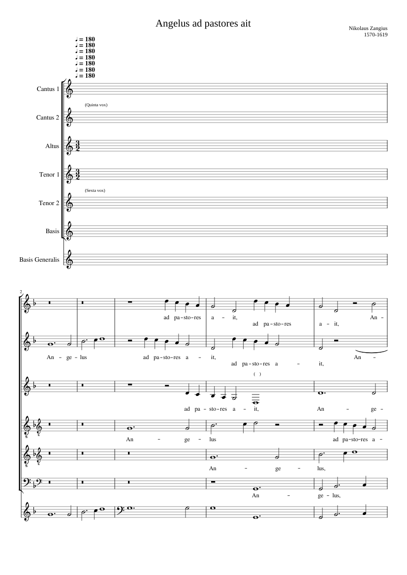 Angelus ad pastores ait a 6