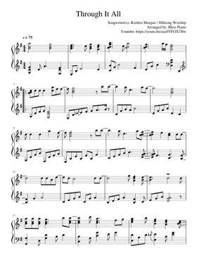 Free through it all by Hillsong Worship sheet music | Download PDF or print  on Musescore.com