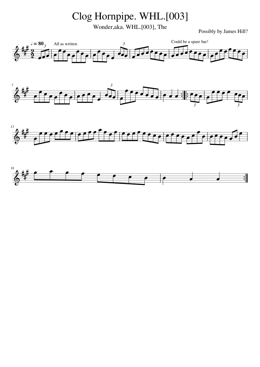 Clog Hornpipe. WHL.[003]