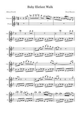 Free Baby Elephant Walk by Henry Mancini sheet music | Download PDF or  print on Musescore.com