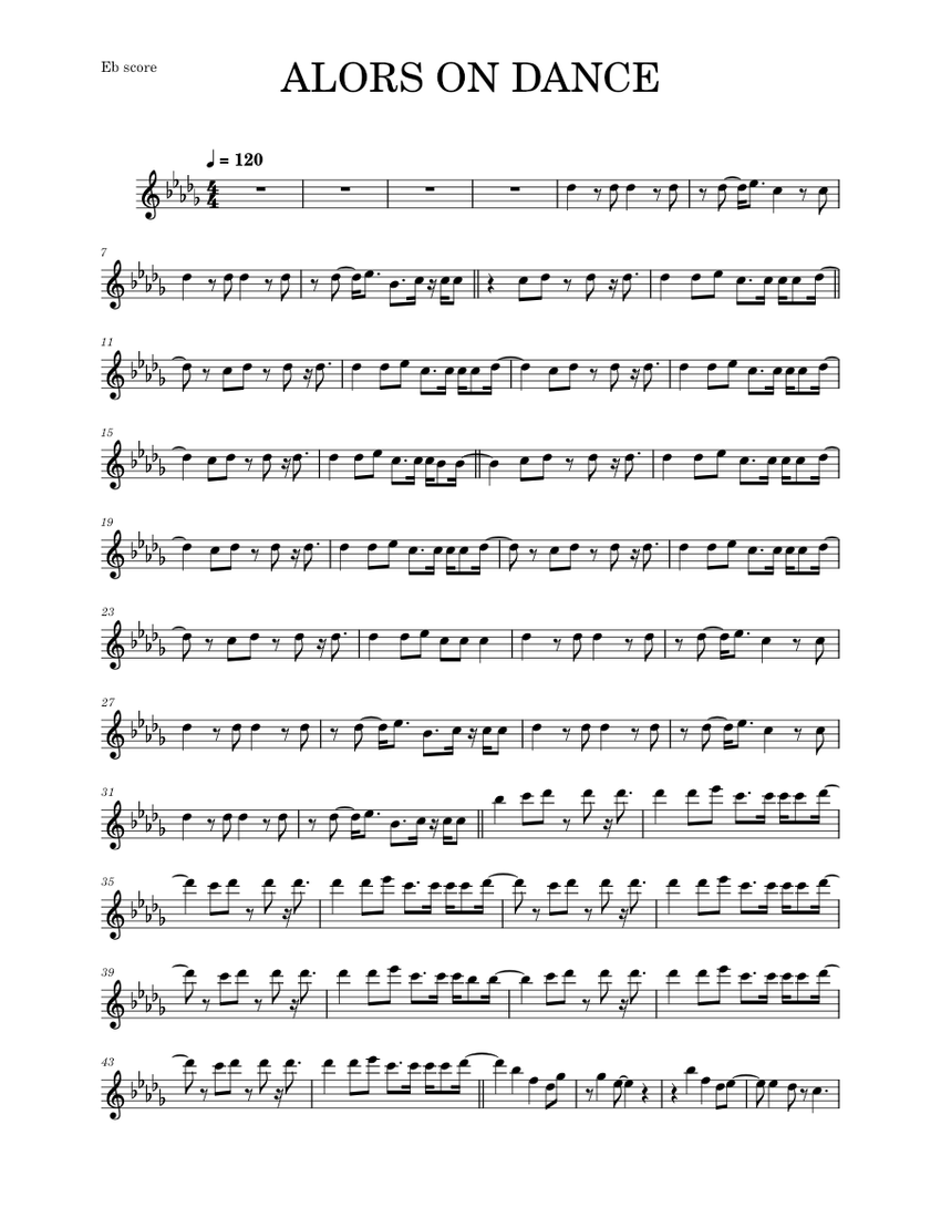 Alors on dance – Stromae (ALTO SAX RMX) - piano tutorial