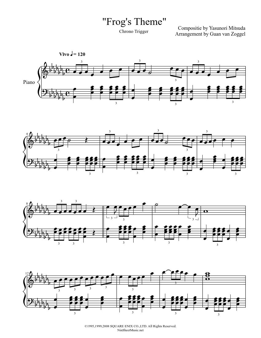 chrono trigger - frogs theme