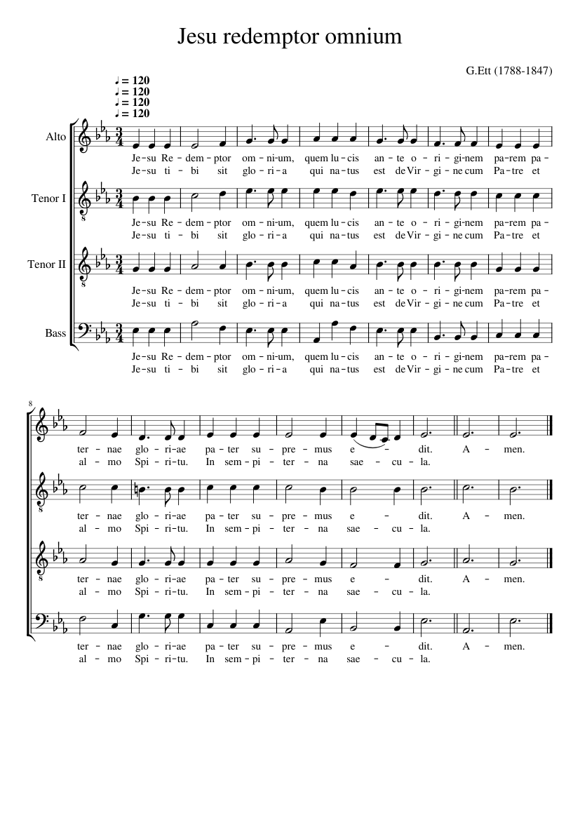 Jesu redemptor omnium