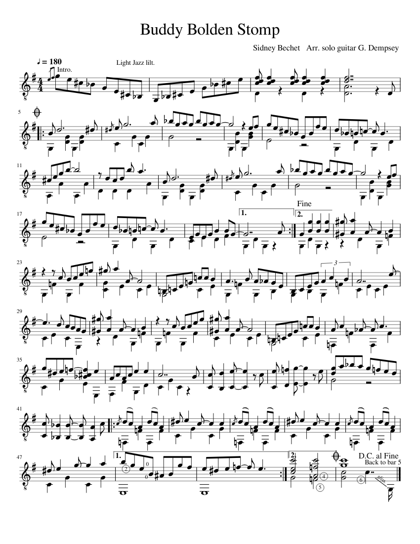 Buddy Bolden Stomp