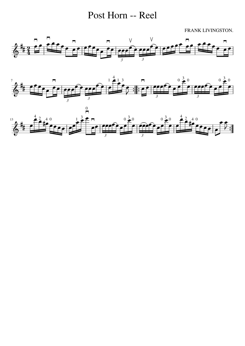 Post Horn -- Reel