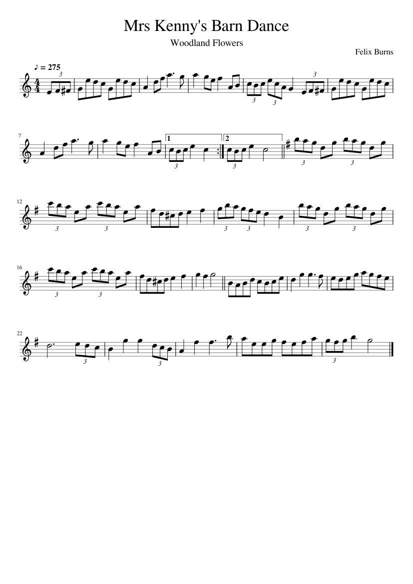 Mrs Kenny's Barn Dance