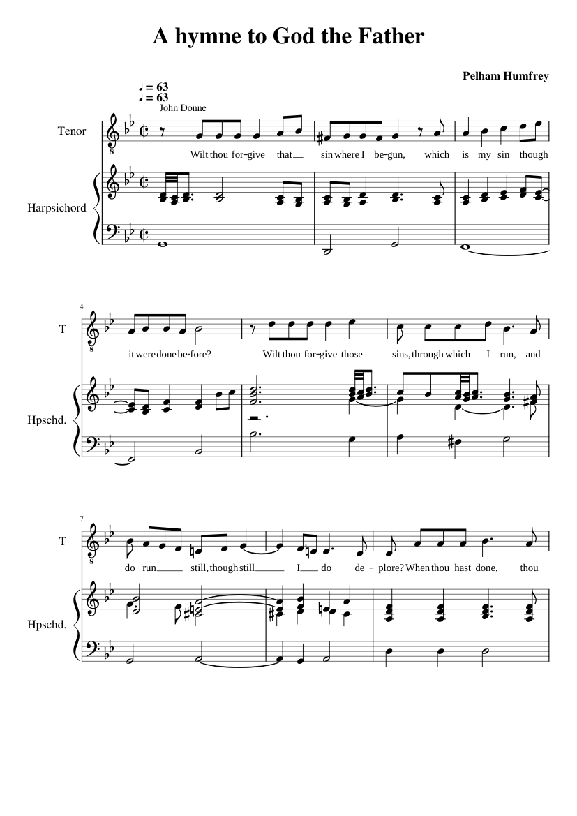 A hymn to God the Father