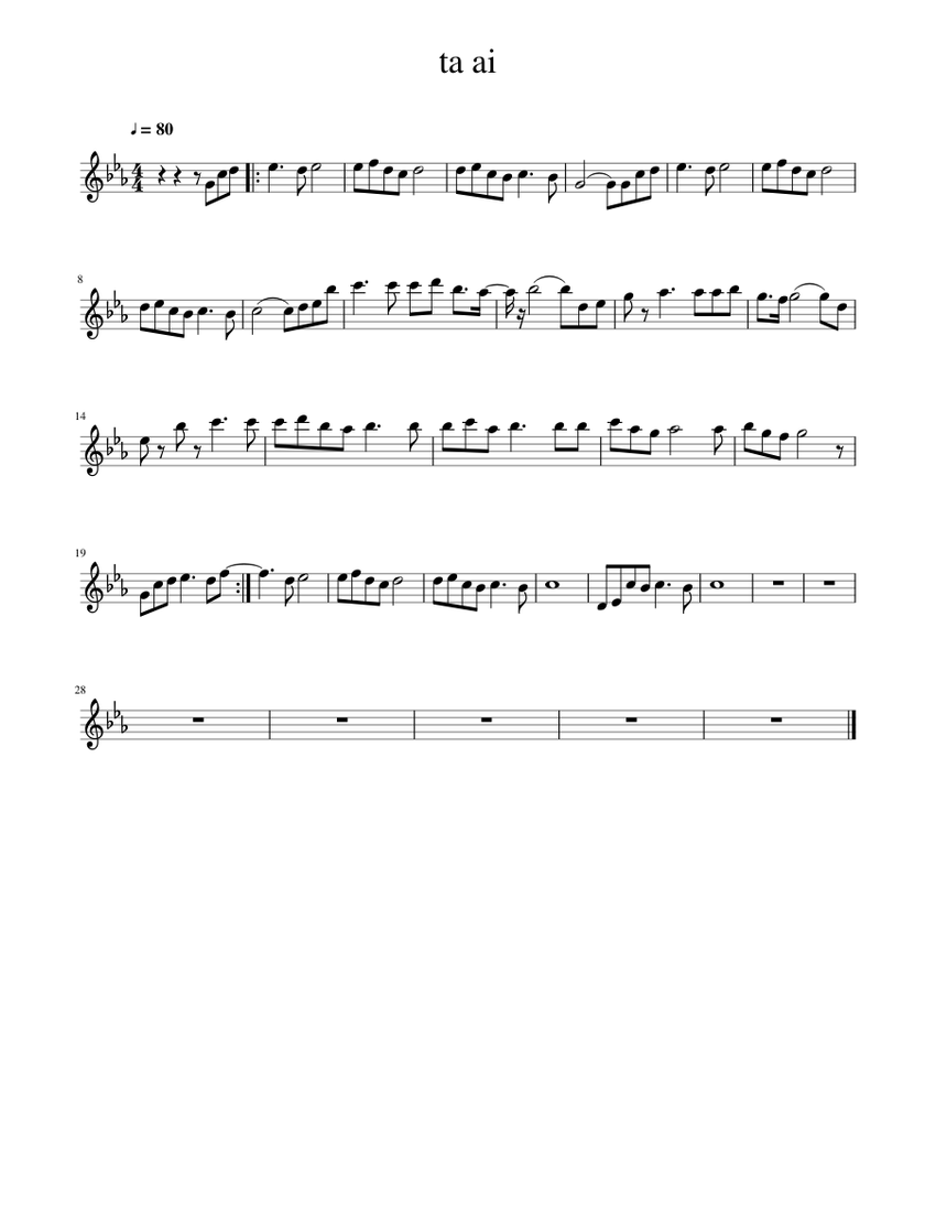 Song From A Secret Garden -Violin Sheet music for Violin (Solo ...