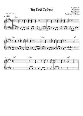 B.B. King free sheet music | Download PDF or print on Musescore.com