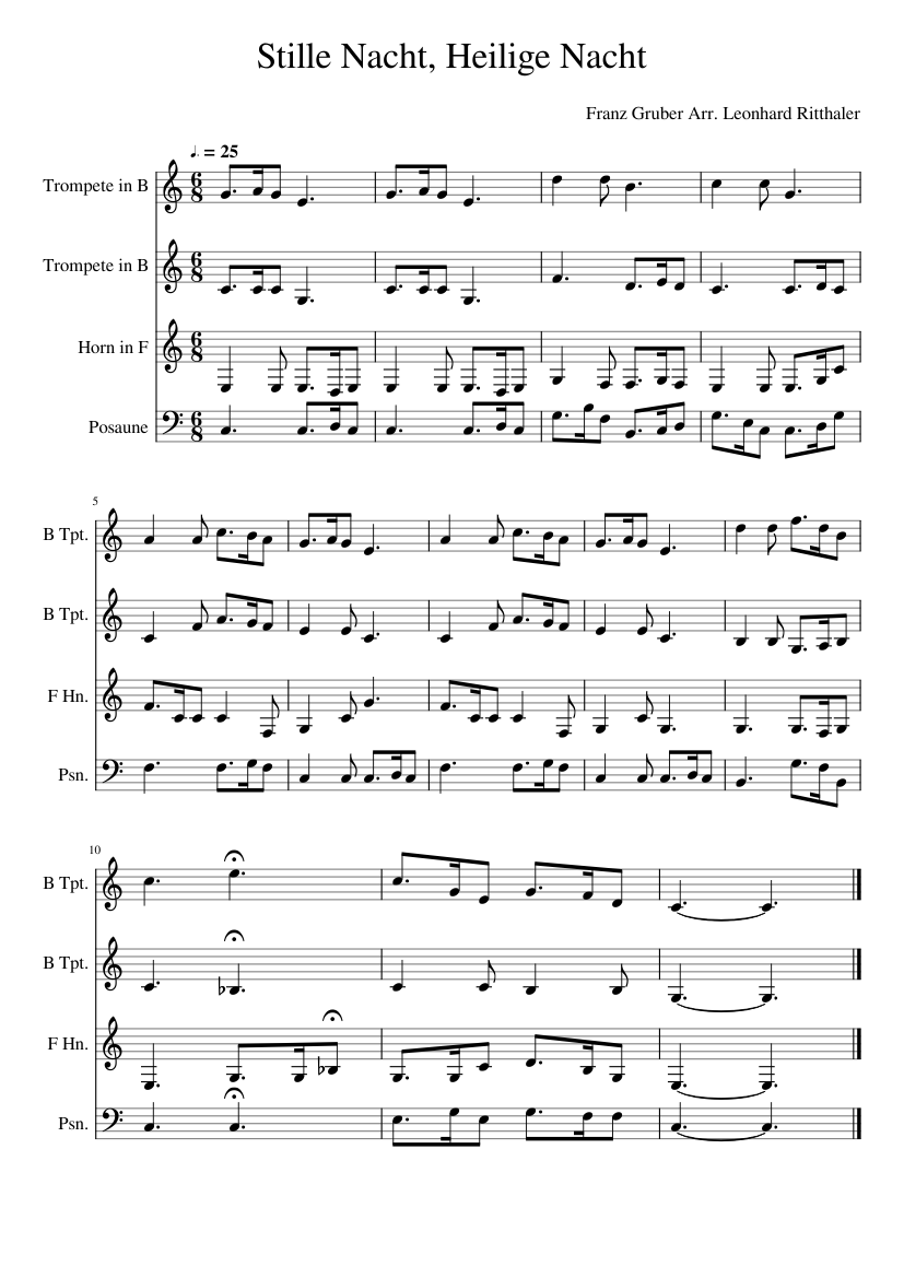 Stille Nacht heilige Nacht H.145