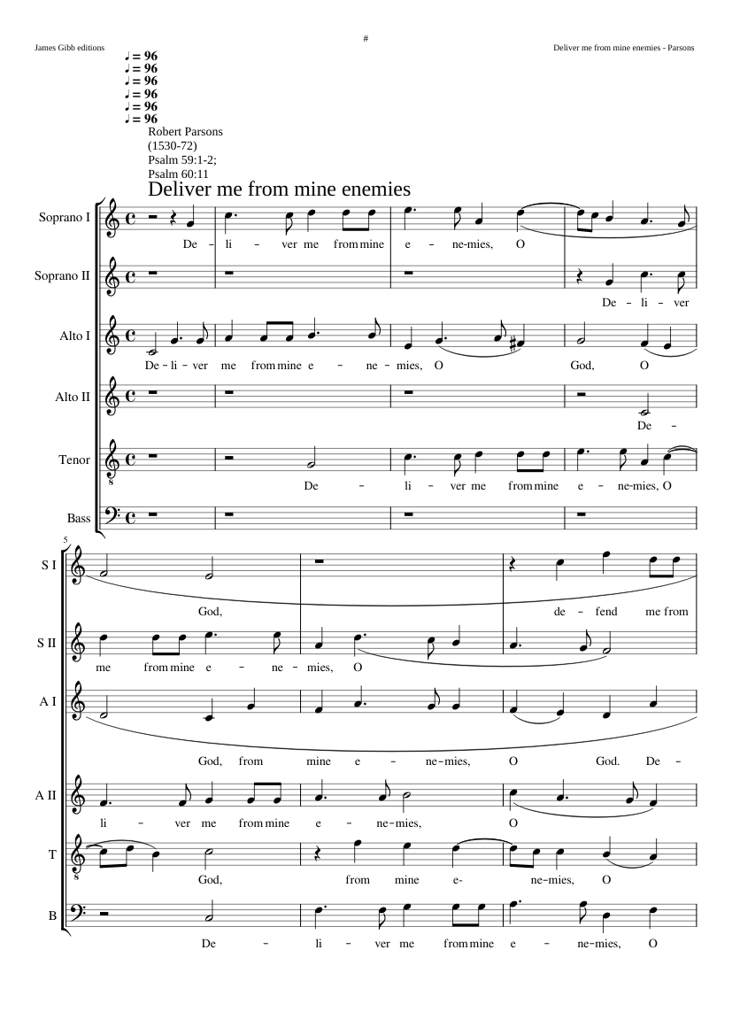 Deliver me from mine enemies