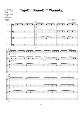 Battery and Marching Band sheet music | Play, print, and download in PDF or  MIDI sheet music on Musescore.com
