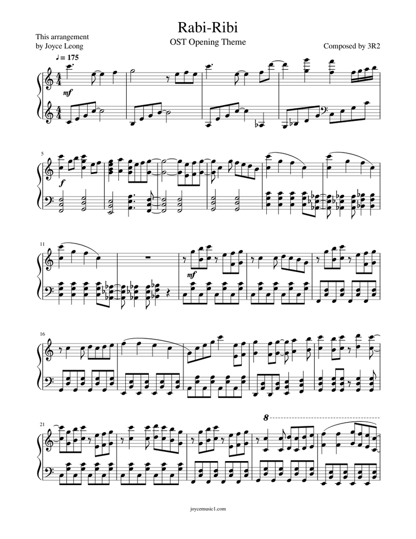 Rabi-Ribi Sheet music for Piano (Solo) | Musescore.com