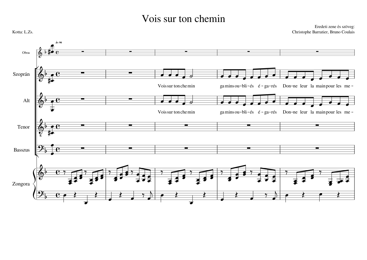 Vois sur ton chemin