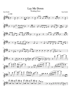 Free Lay Me Down by Sam Smith sheet music | Download PDF or print on  Musescore.com