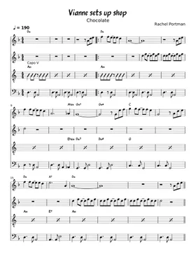Free Chocolat - Vianne Sets Up Shop by Misc Soundtrack sheet music |  Download PDF or print on Musescore.com