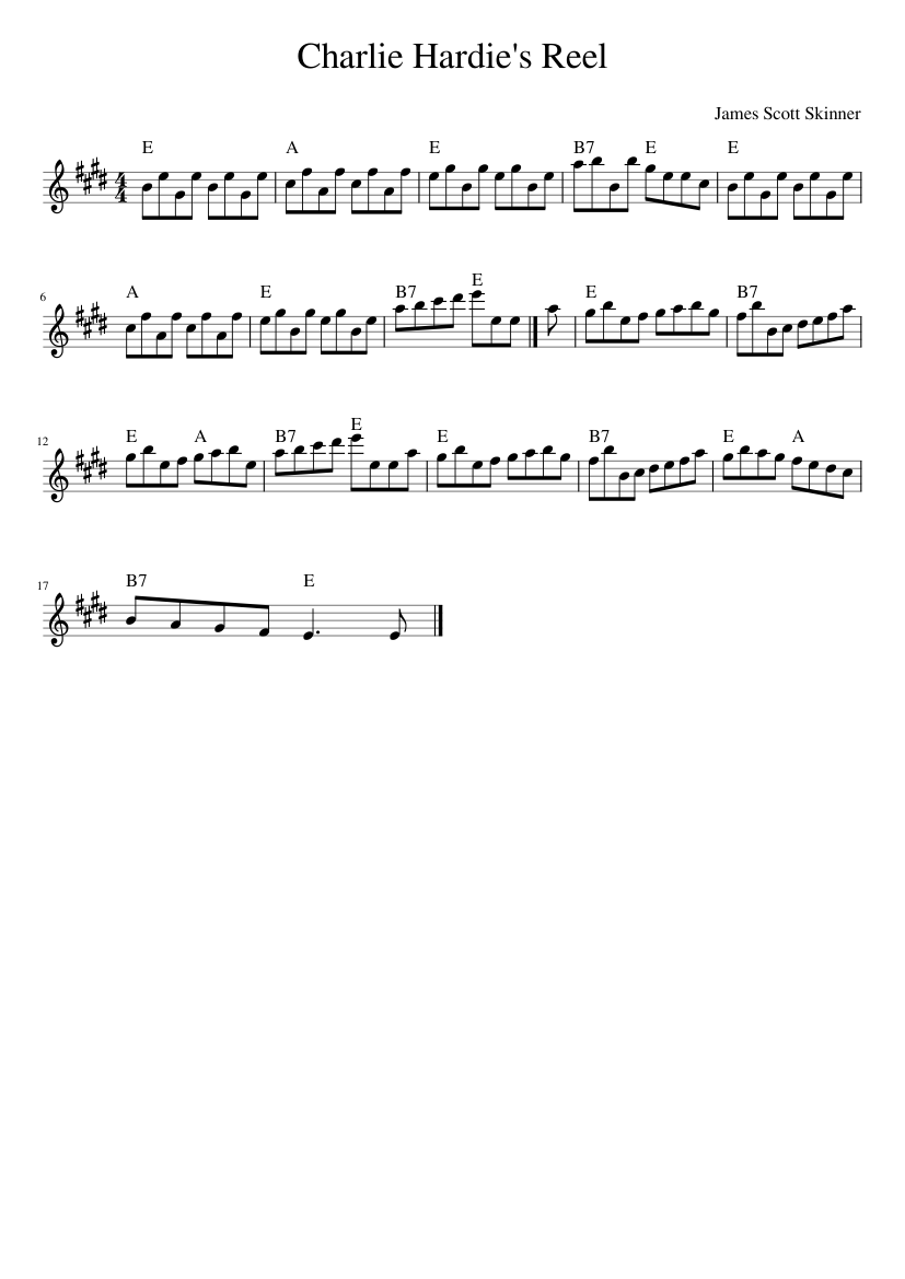 Charlie Hardie's Reel