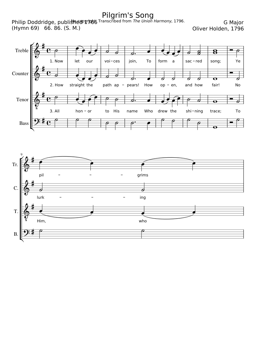 Pilgrim's Song