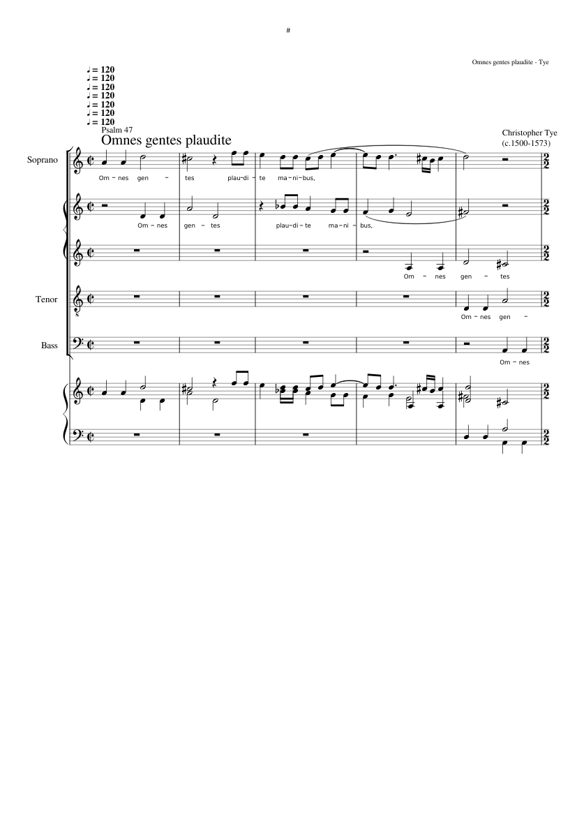 Omnes gentes plaudite manibus