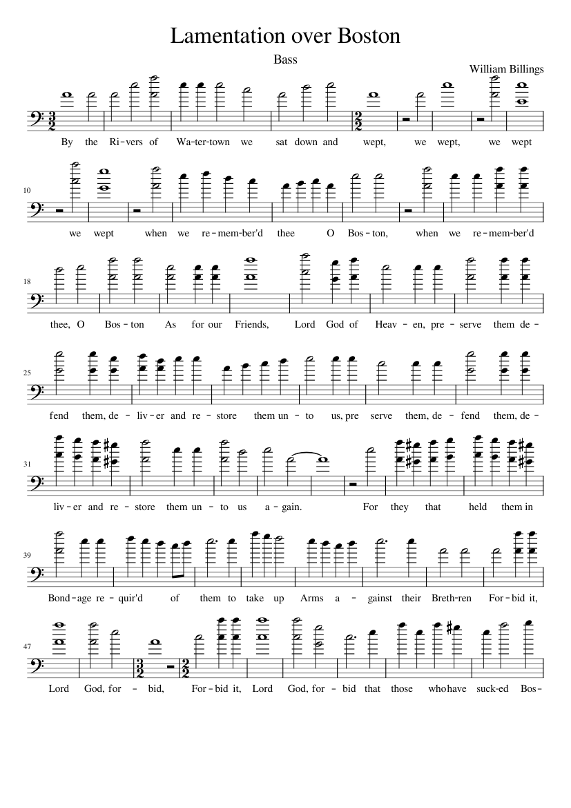 Lamentation over Boston