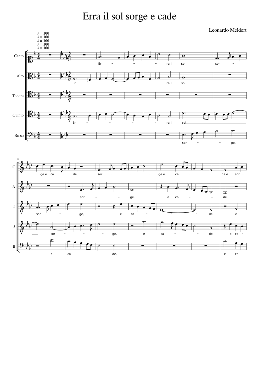 Erra il sol sorge e cade